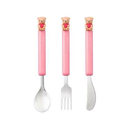 Starbucks Korea 2024 * Popping Love Bowl & Cutlery Set Valentine's Day Promotion