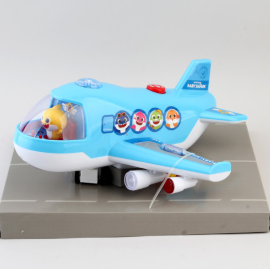 PinkFong Sing Along Melody Air Plane Baby Shark Figure Sound Kids Toy