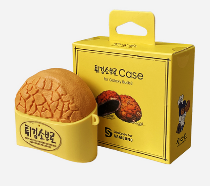 Samsung Galaxy Buds3 / Buds 3 Pro Seongsimdang Fried Soboro Case +Keyring