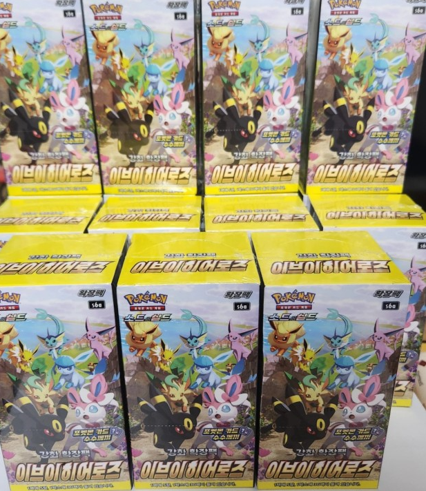 Pokemon Card Game Sword & Shield Eevee Heroes Booster Box 30Pack Korean Version