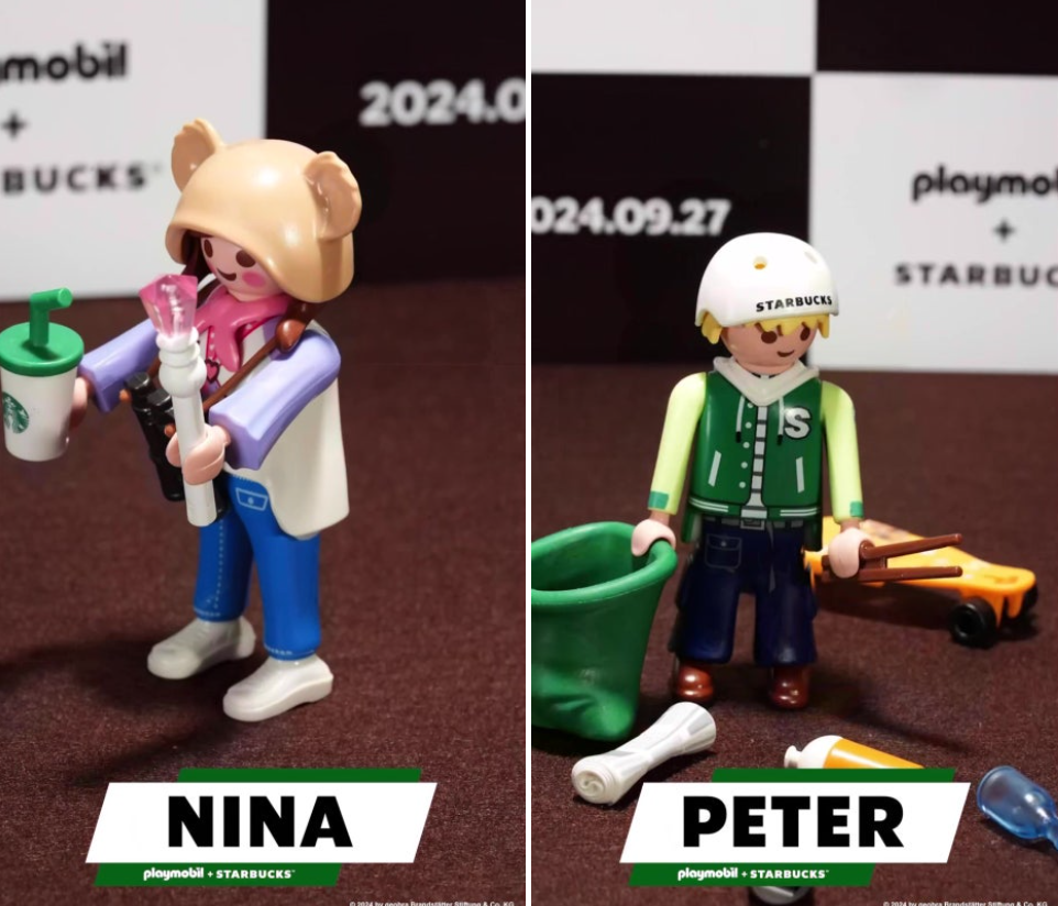 Starbucks Korea 2024 Playmobil figures MEET THE BUDDY'S MOMENT Special set