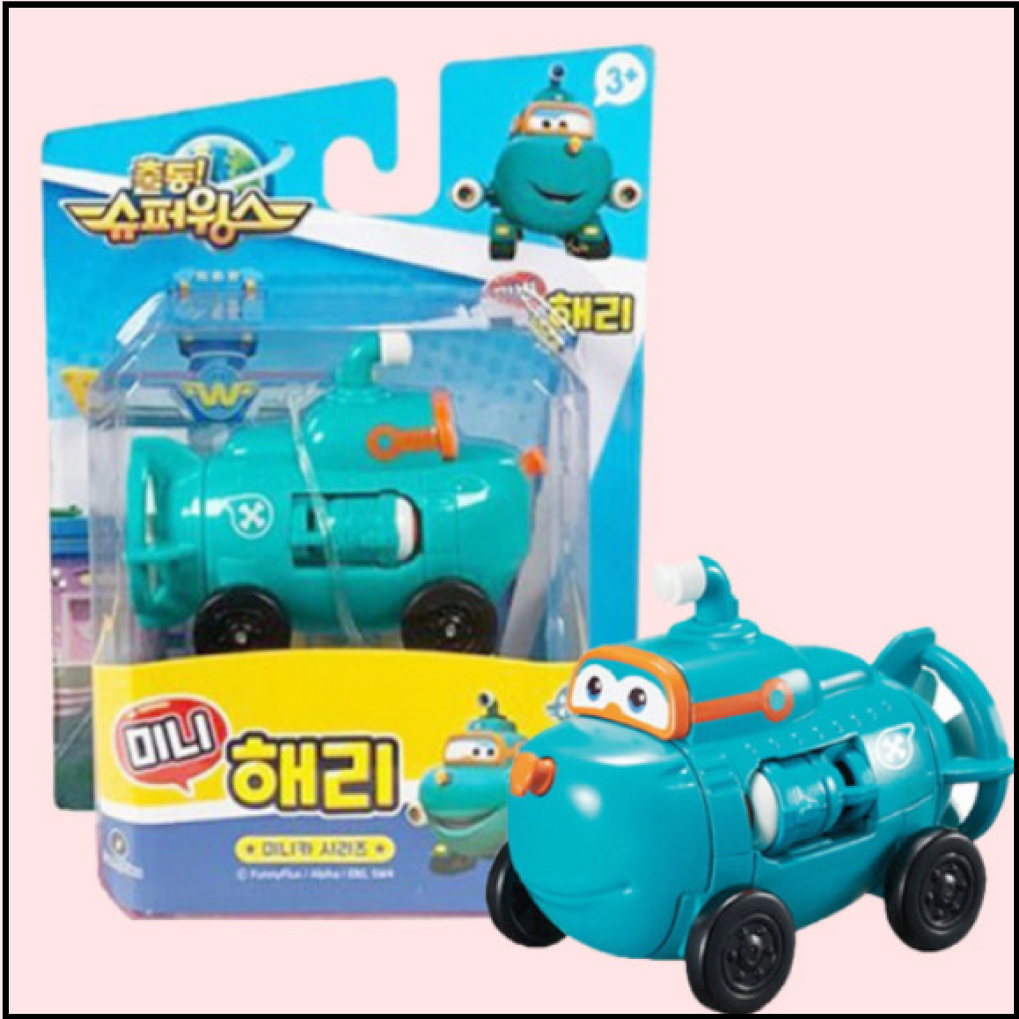 Super Wings Season 4 Mini Transformer SPARKY REMI ROVER WILLIE Korean Toy