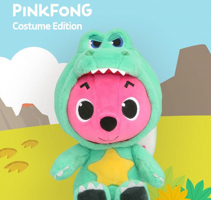 [ 3 Type *] Pinkfong Wonder Plush Doll Shark Dino Bear 30cm Animation Korea