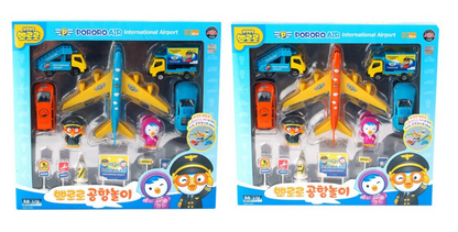 PORORO International Airport Play Set Children Kids Gift Toy Korean Animation