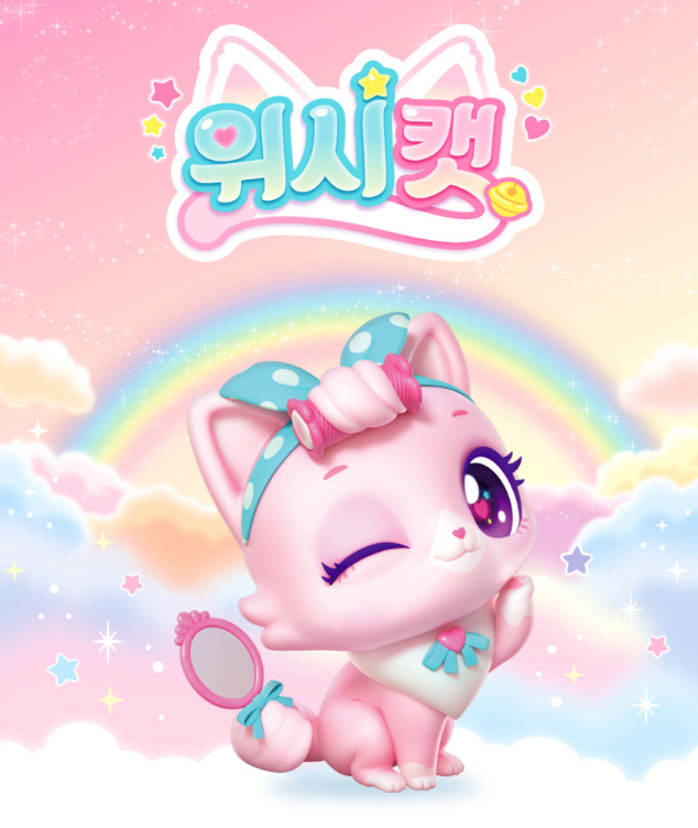 WishCat Figure SWEETIEMEOW Korean Animation Wish Cat Toy 2024 New