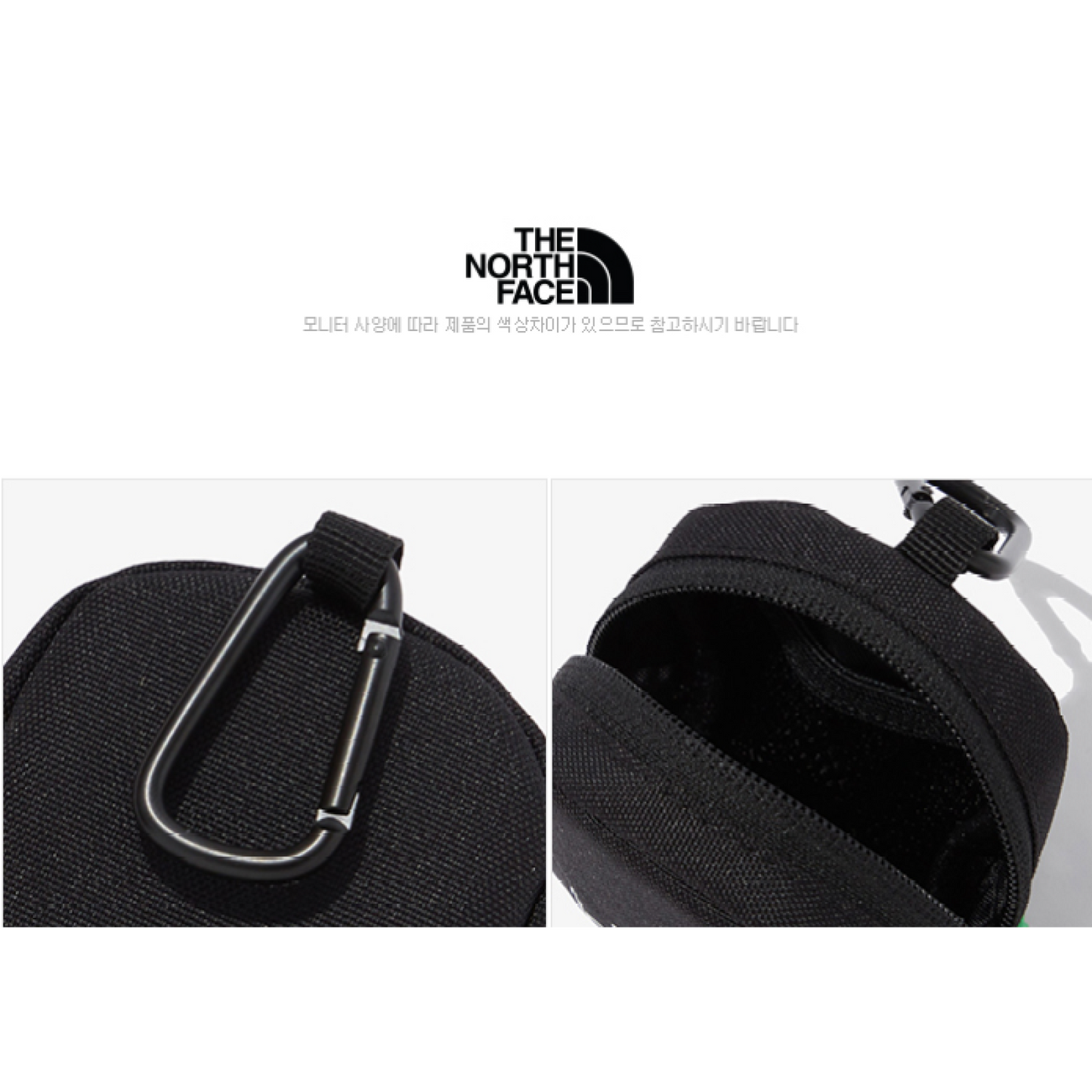 The North Face White Level Mini Mini Pouch NN2PP67 Black color