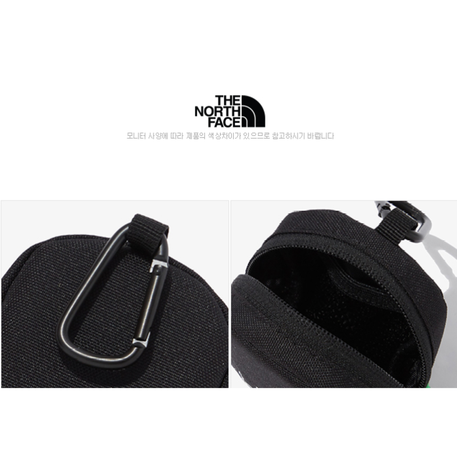 The North Face White Level Mini Mini Pouch NN2PP67 Black color
