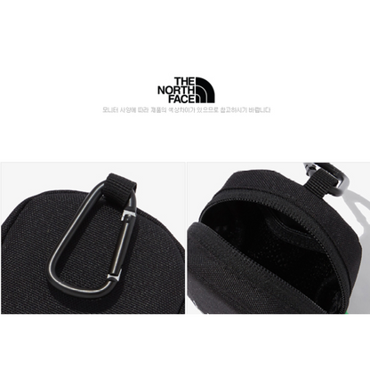 The North Face White Level Mini Mini Pouch NN2PP67 Black color