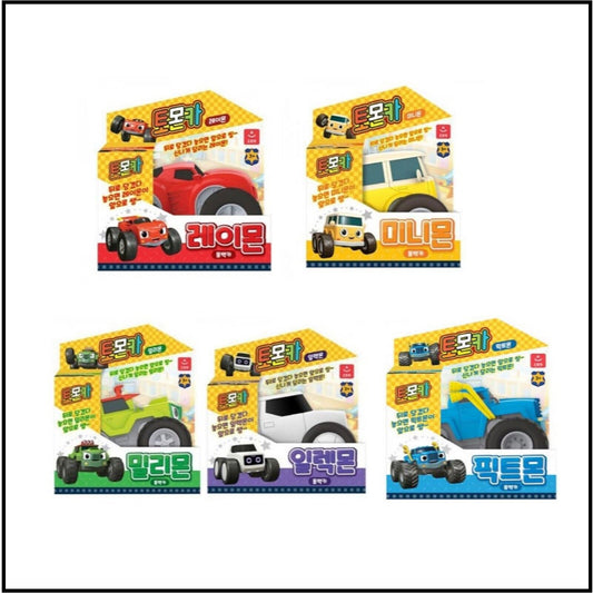 TOMONCAR Reymon Minimon 5-Types 3" Fullback Gear Mini Car Toy Korea TV Animation