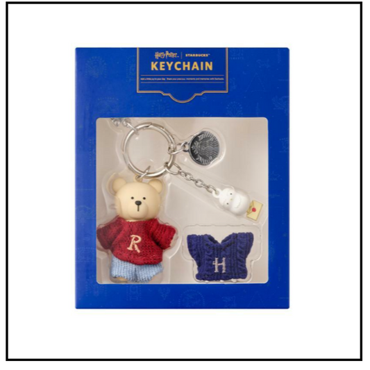 Starbucks Korea 2025 Harry Potter Bearista Keychain / New Year Limited MD