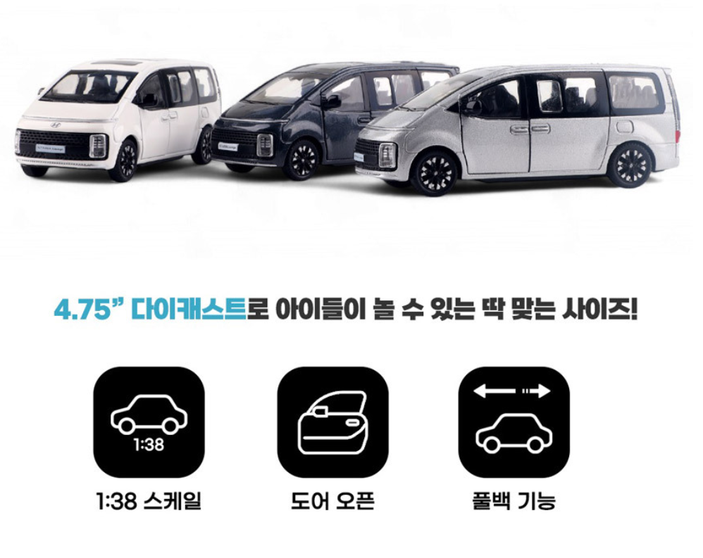 Hyundai Motors Diecast Mini Car * Staria Lounge * 1:38 Scale Miniature Display