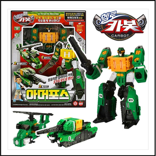 Hello Carbot Armor Force * Armorforce Transformer Robot Action Figure Toys