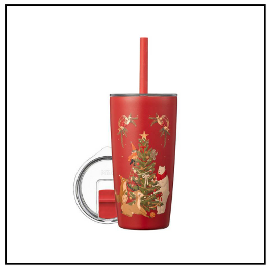STARBUCKS KOREA 2023 * Christmas SS Holiday Santa Friends Miir tumbler 473ml