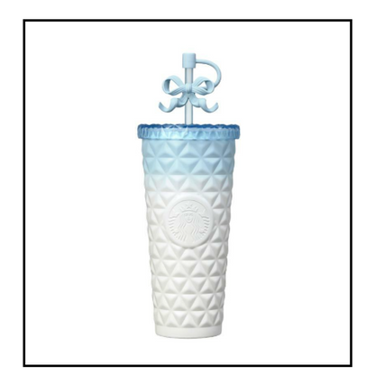 Starbucks Korea 2024 * SS classy ribbon dion coldcup 591ml