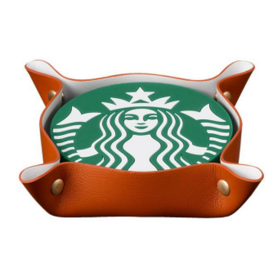Starbucks Korea 2023 * Black&Green Silicone Coaster 4P (Black 2PCS X Green 2PCS)