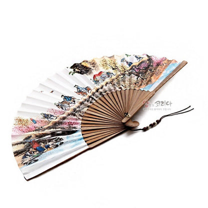 [ *Korean Traditional Crafts] Folding Hand Fan Korean Traditional Wedding Design