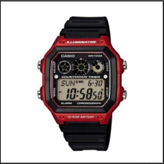 [ CASIO *]  Digital Men's Watch ( AE-1300WH-4A )