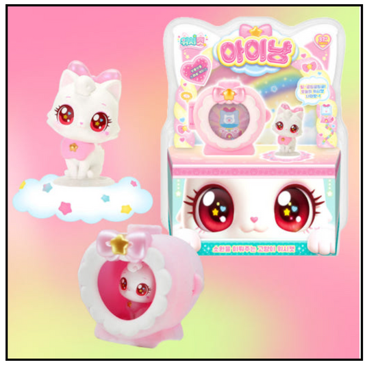 WishCat Figure IEMEOW Korean Animation Wish Cat Toy 2024 New
