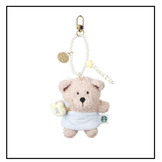 STARBUCKS KOREA 2023 * X-mas angel bearista keychain
