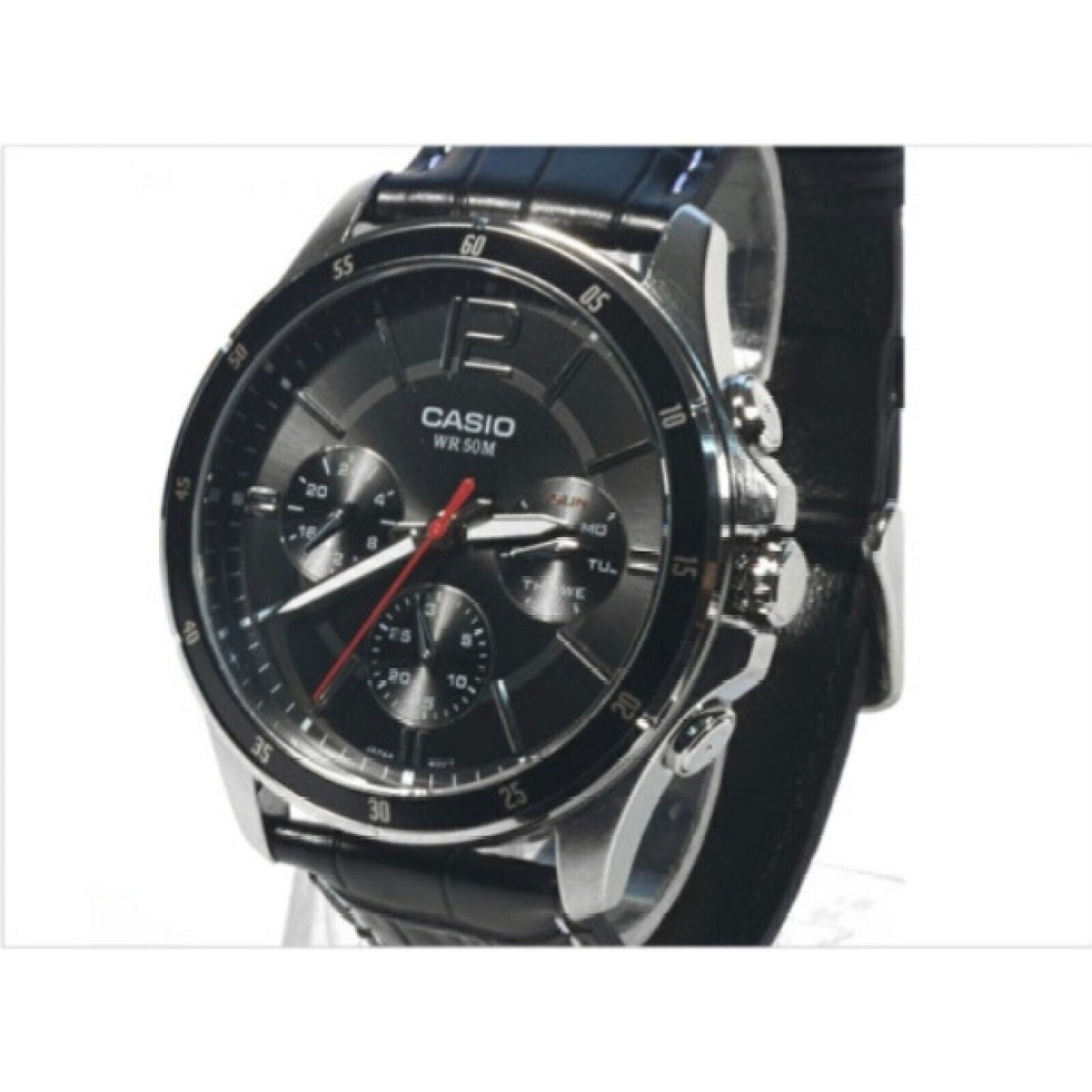 [ CASIO *] Analog Men's Watch Leather Band ( MTP-1374L-1A )