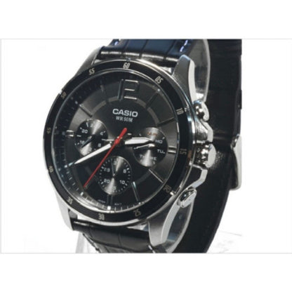 [ CASIO *] Analog Men's Watch Leather Band ( MTP-1374L-1A )
