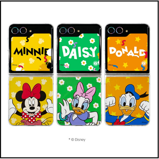 Samsung Galaxy Z Flip5 Flip Suit CARD DISNEY 3PC SET Donald Minnie Daisy