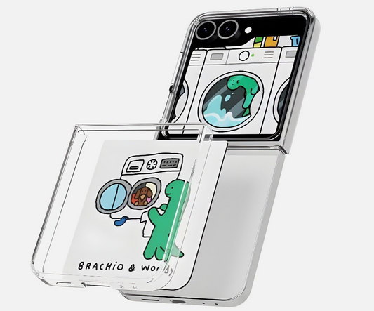 Samsung x JOGUMAN Galaxy Z Flip6 Flipsuit Card LAUNDRY Interactive Iconic Flip5
