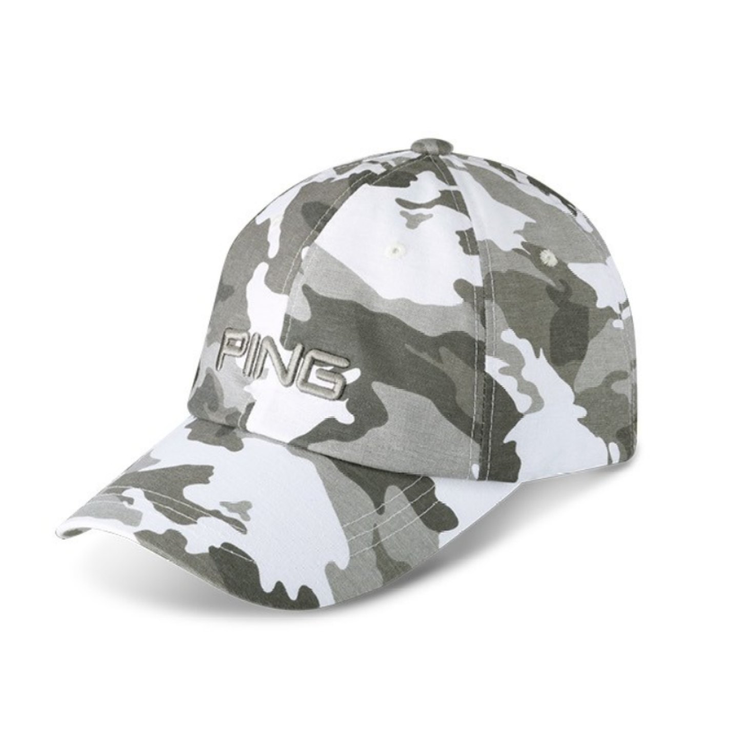 PING 2023 New Premium Golf Hexagonal Camo Caps for Men Adjustable Hats Visor