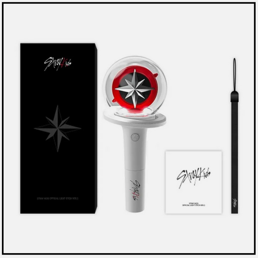 STRAY KIDS OFFICIAL LIGHT STICK VER.2 FANLIGHT MD GOODS New 100% Authentic