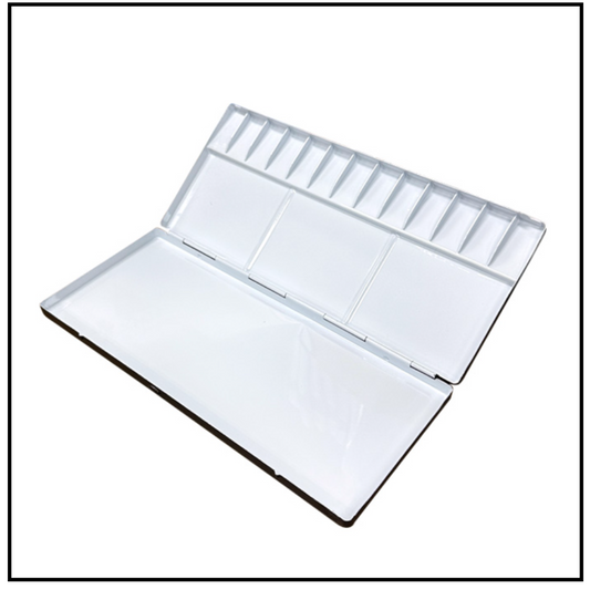 HEUNG IL Aluminum Watercolor Palette 13 Well AL 413 No.413 Metal 255 x 110 mm