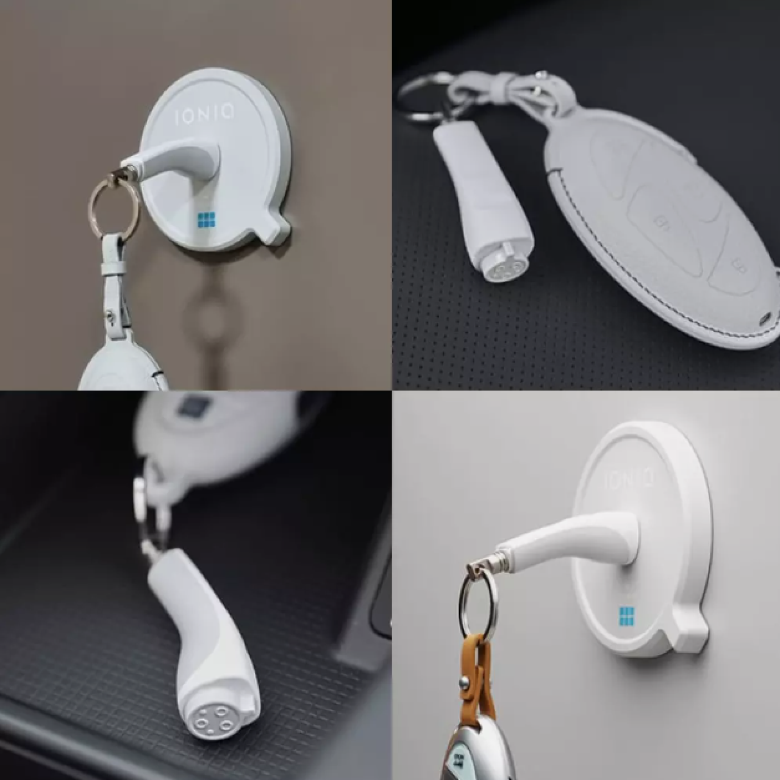 Pixel Key Ring for Hyundai Ioniq 6 Magnetic Key Holder H Genuine accessories