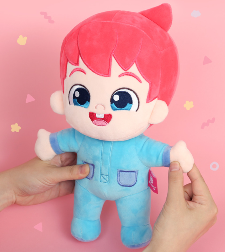 Pinkfong Bebefinn Plush Doll 30cm 11.8" Official Korean Animation Toy for kids