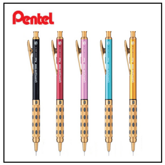 NEW Pentel Graphgear 1000 Limited 2018 gold mechanical pencil 0.5mm exclusive