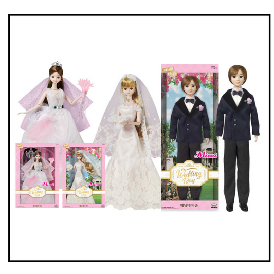 Mimi World Wedding Day Doll Elegance & Shiny & Jun Korean Toy
