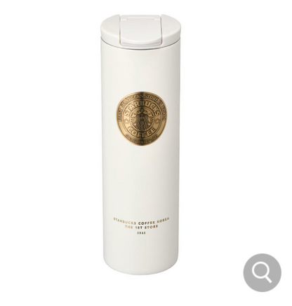 Starbucks Korea 2024 SS 1st store troy badge tumbler 473ml