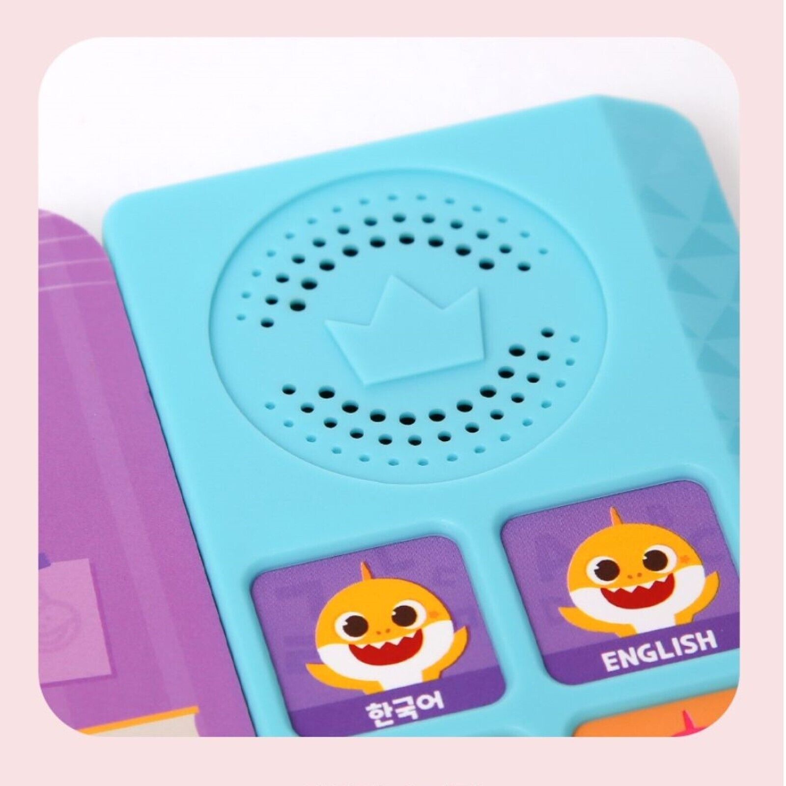 Pinkfong Baby Shark Family Dual Sound Book English & Korean 10 Songs Kid Baby