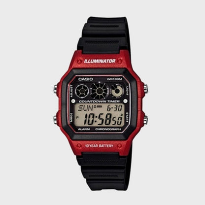 [ CASIO *]  Digital Men's Watch ( AE-1300WH-4A )