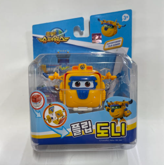 Super Wings 2023 Flip Transformer Robot Figure Jett Dizzy Donnie Paul Astra Mina