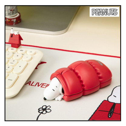 PEANUTS Snoopy Figure Bluetooth Wireless Mouse DPI 12000 / Korea