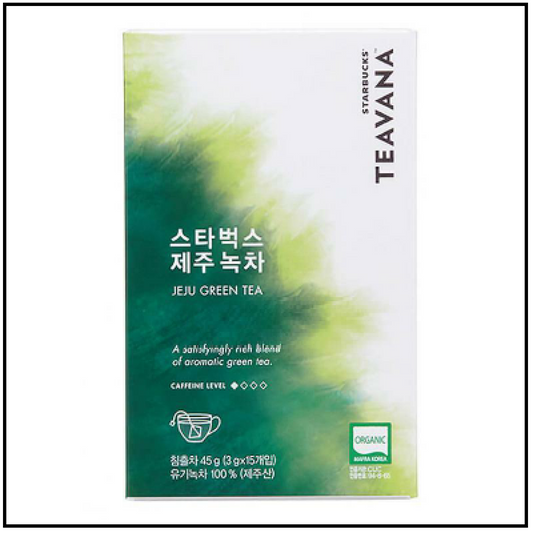 Starbucks Korea Teavana Jeju green tea