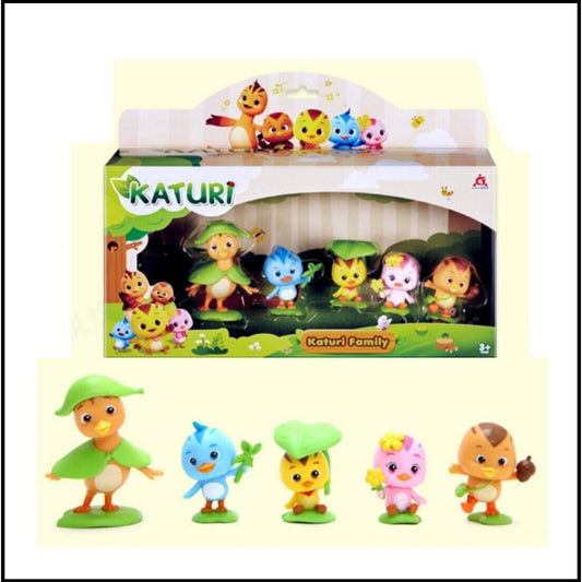 MOM KATURI Family Figure 5 PC Set Bobby Duri Jack Chip Mom Korea Animation
