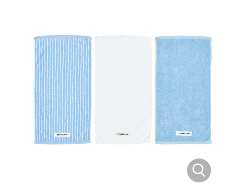 Starbucks korea 2024 Josun hotel hand towel set(3P)