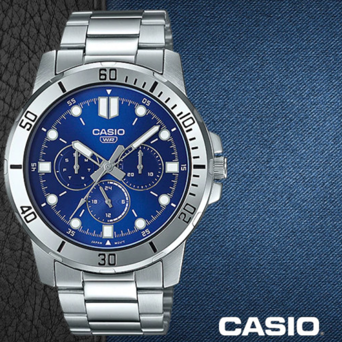 [ CASIO *] Men's Wrist Watch  ( MTP-VD300D-2E )