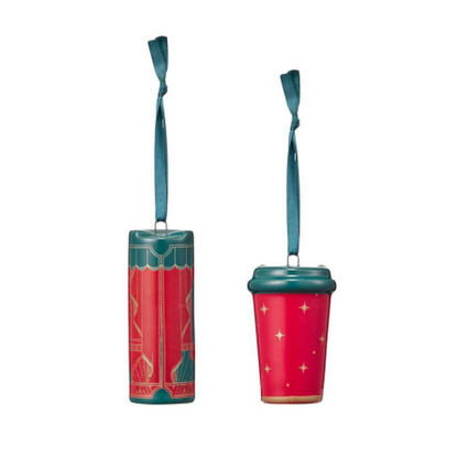 STARBUCKS KOREA 2023 Christmas Holiday magical Miniature Ornament Set