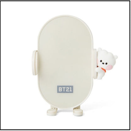 LINE FRIENDS BT21 Minini Wireless Car Charger Phone Holder Mount Fast Charging