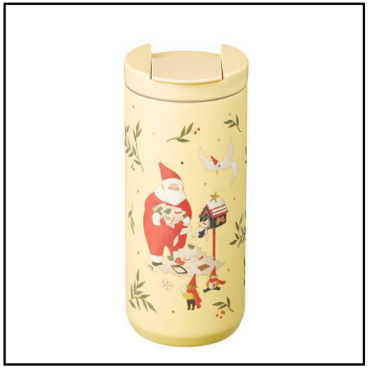 STARBUCKS KOREA 2023 * Christmas SS Holiday Santa Friends Flip tumbler 355ml