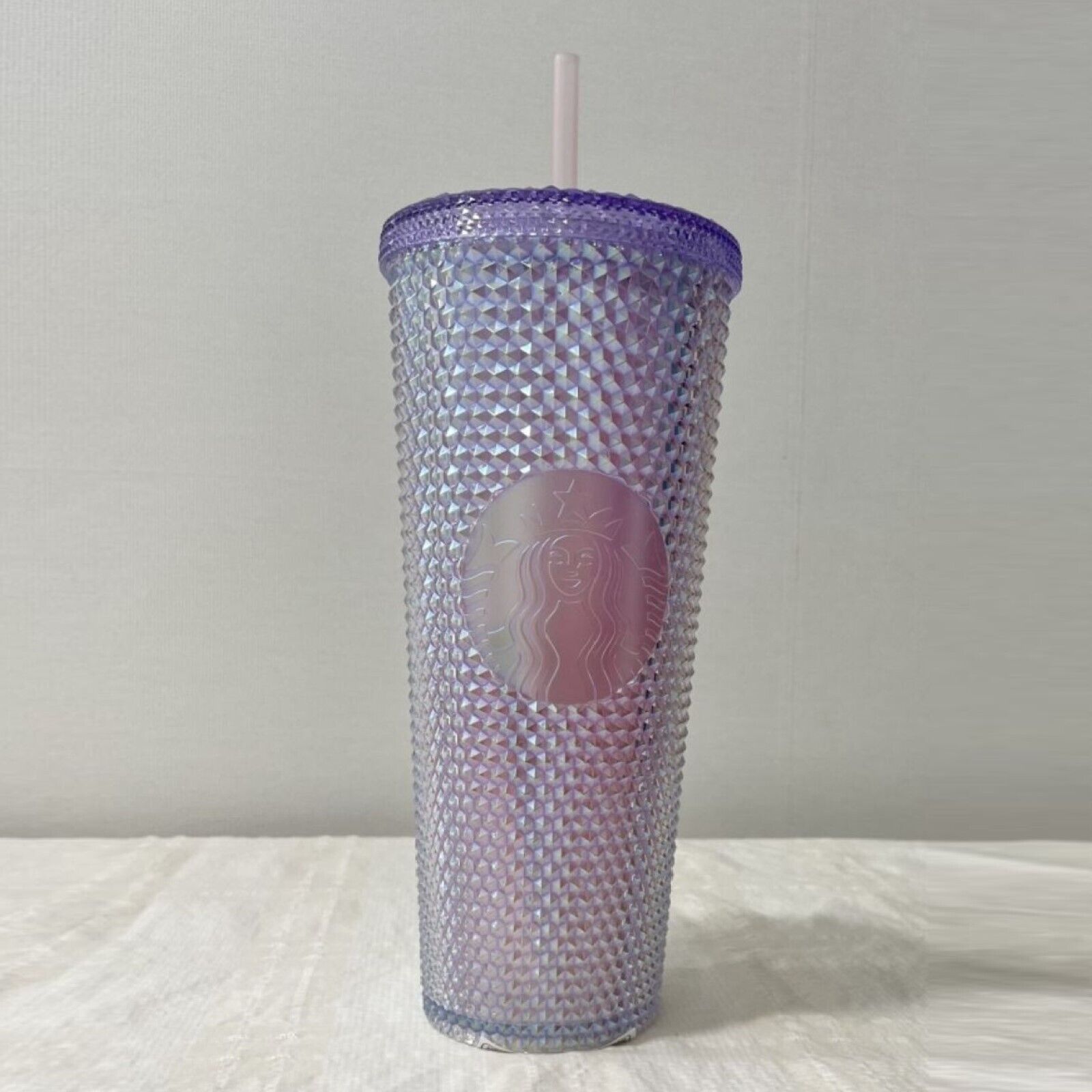 Starbucks 2022 Korea Limited * 22 Cherry Blossom Pink Beam Stud Cold Cup 710 ml