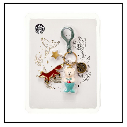Starbucks Korea 2024 Anniversary Bearista Keychain