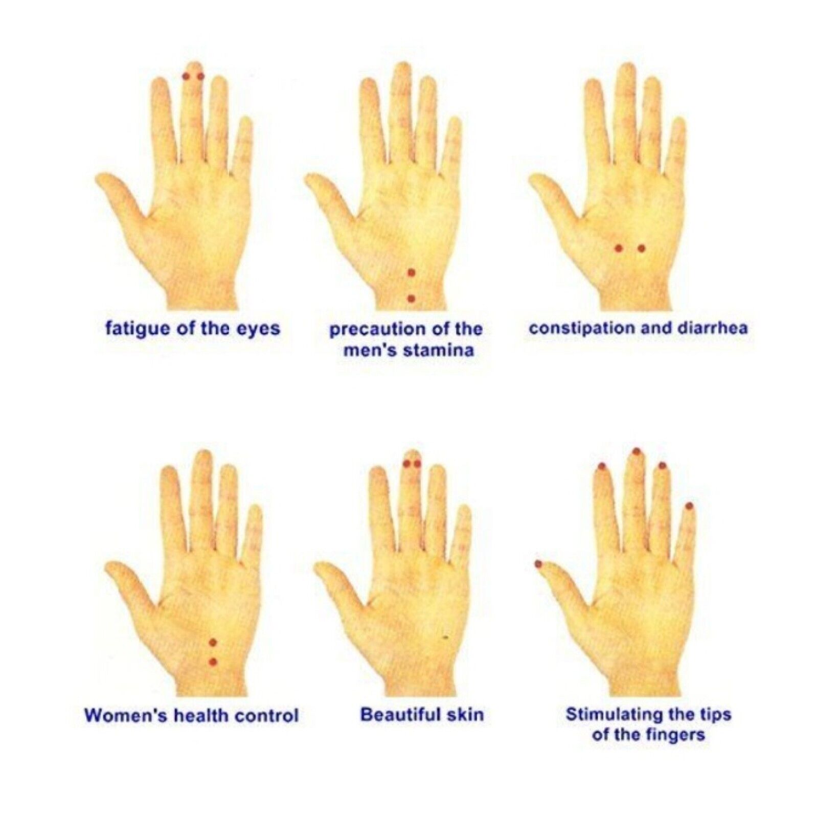Magic Power Grip Acupressure Hand Massager Magnetic Therapy Guardian Angel