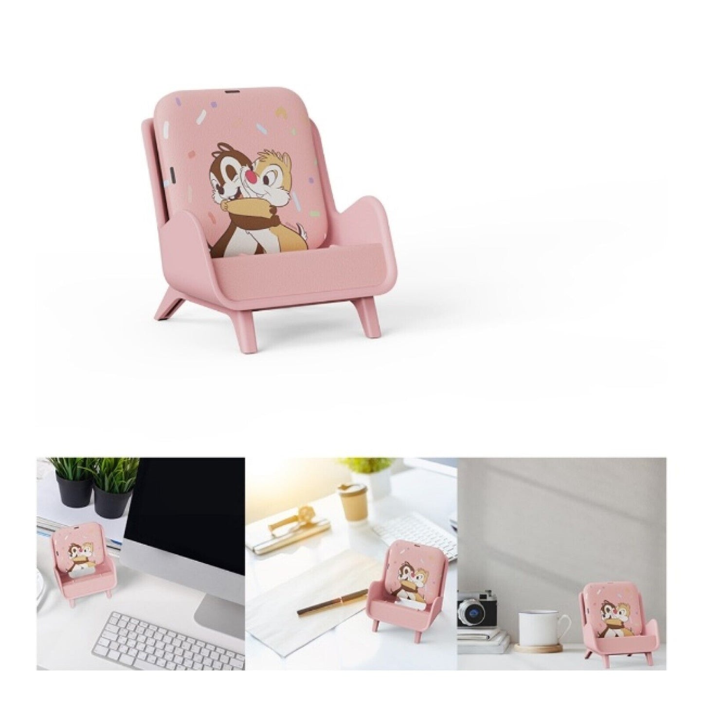 Disney Sofa Couch Galaxy Z Flip Wireless Charger/Samsung/Mickey Mouse/Bambi
